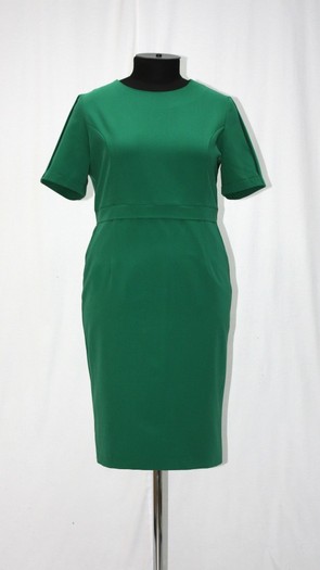 Платье - 0130 зеленого цвета